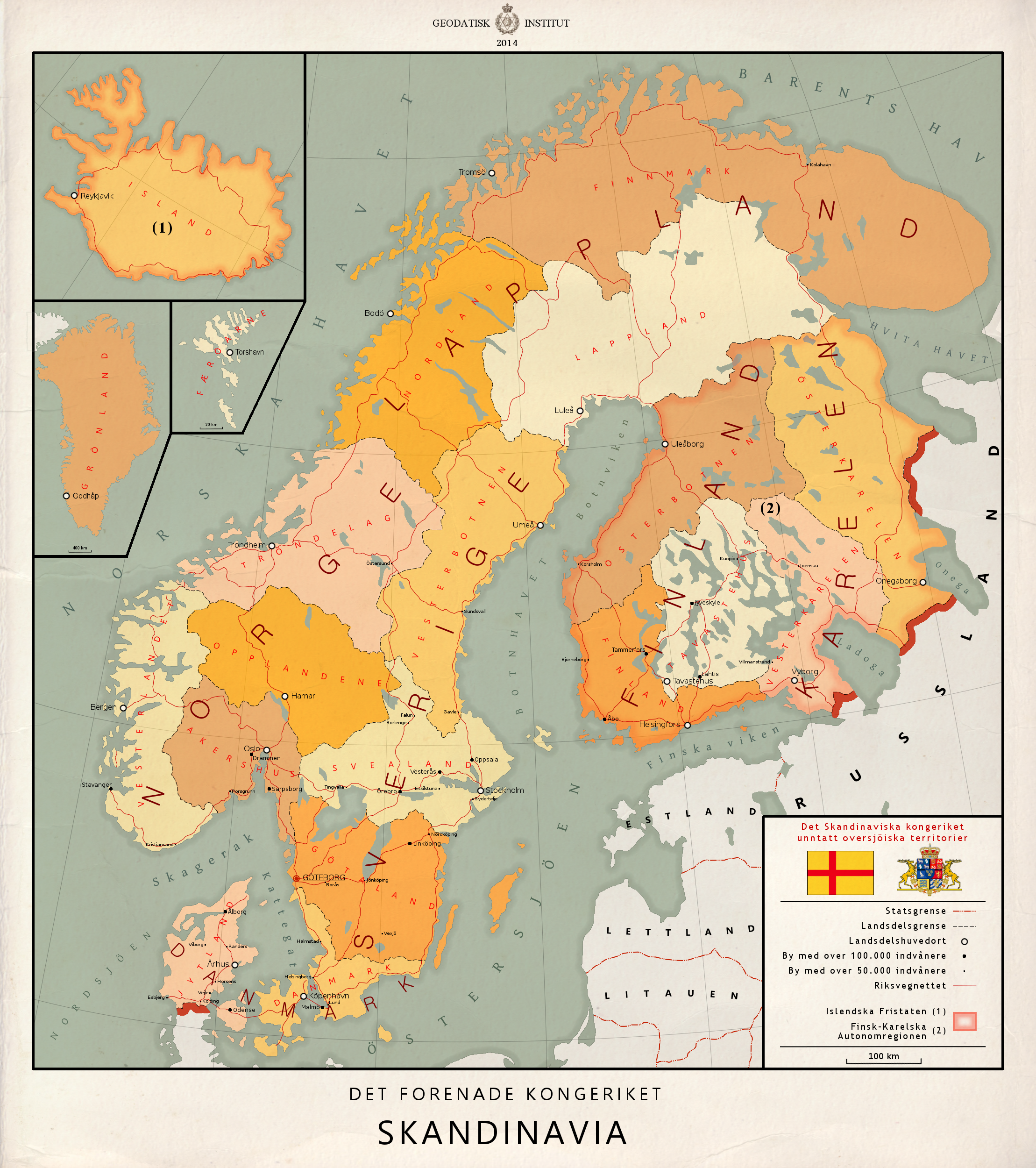 United Kingdom of Scandinavia [Nordic language]