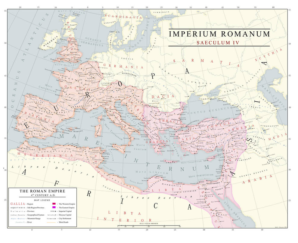 Roman Empire 4th Century: East and West by Kuusinen on DeviantArt
