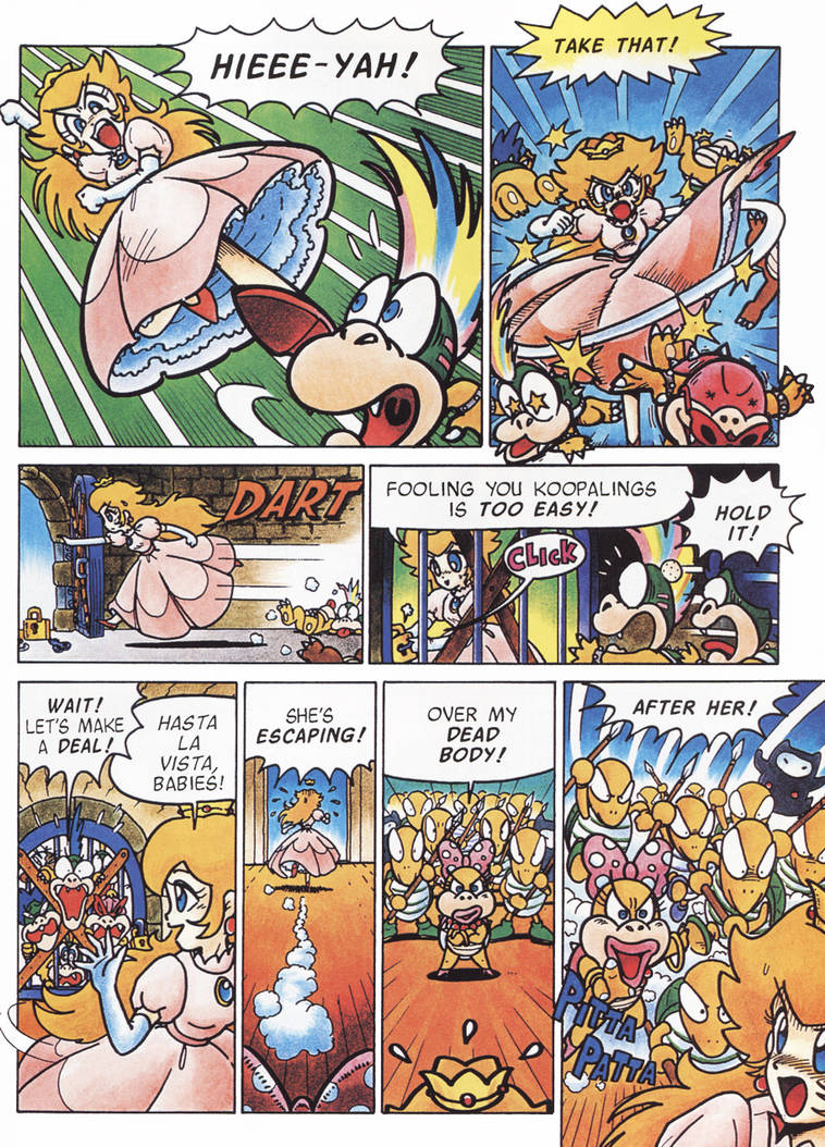 Princess Peach in Super Mario Manga by Gojira012 on DeviantArt