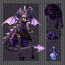 Gothic Dragon Girl  CLOSED