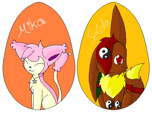 Eggs Mika and Selda