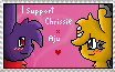 I support Chrissie x Aju stamp