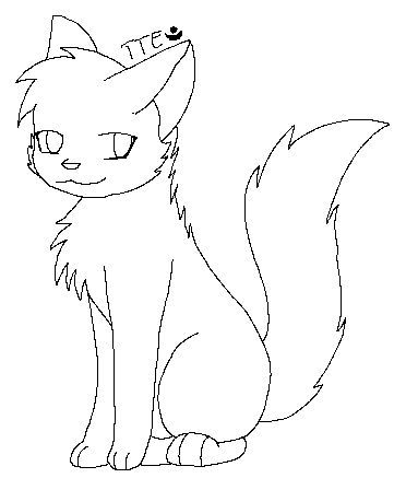 Cat template by TwilightTheEevee on DeviantArt