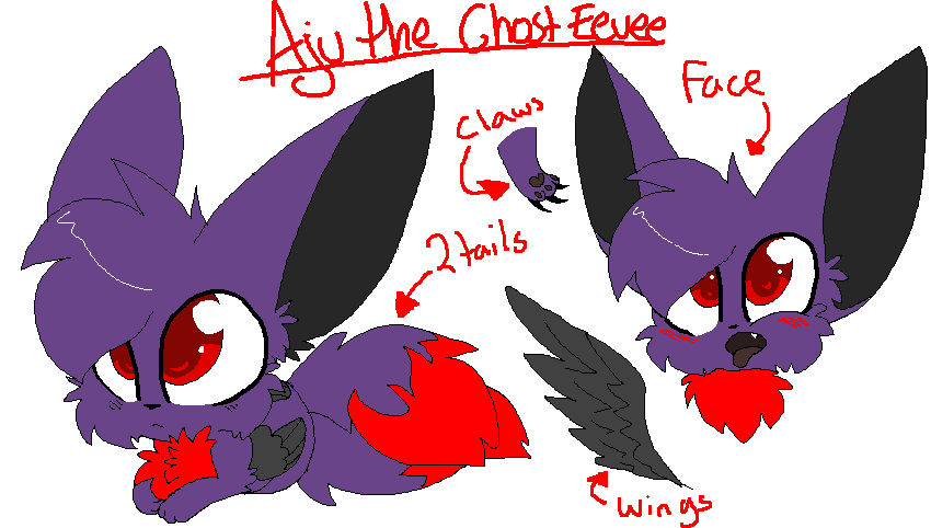 AJU THE GHOST EEVEE OFFICIAL REFERENCE 2014