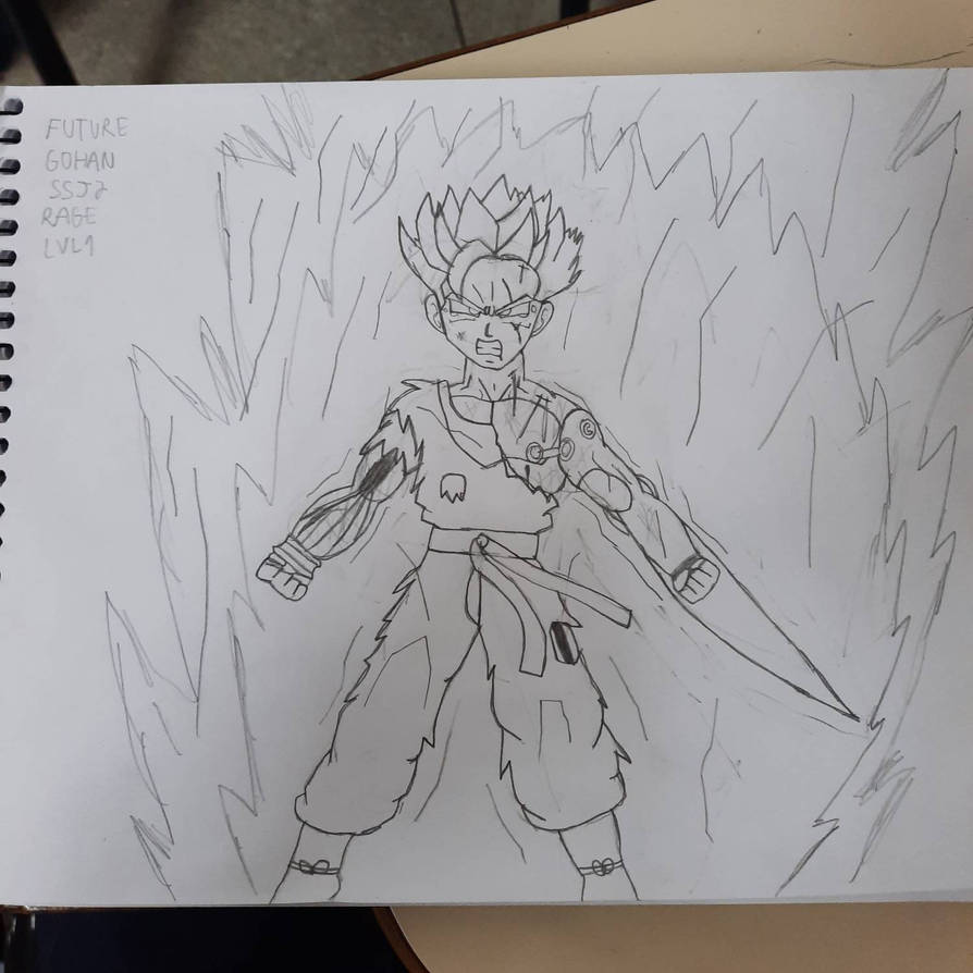 Future Gohan SSJ2 Rage by JoaoAugusto34 on DeviantArt