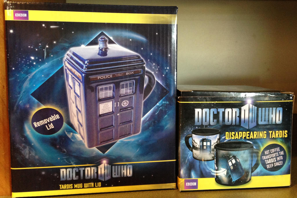 Doctor Who Tea Pot + Mug