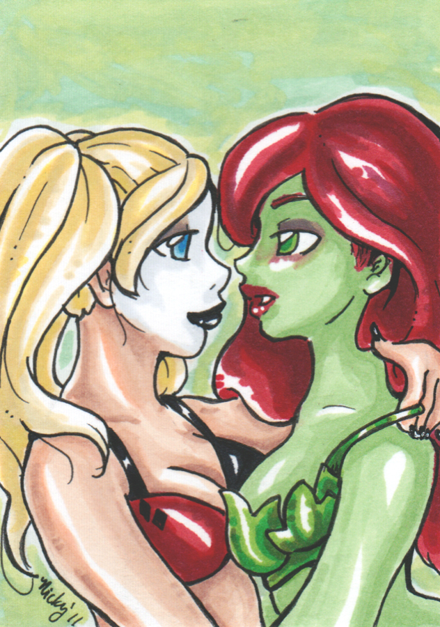 ACEO Harley and Ivy