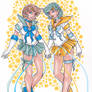 Crystal Sailor Uranus and Neptune