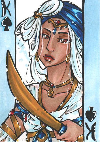 ACEO Marmaroth - King of Spades