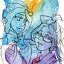 Galaxy Portrait Athena and Renku