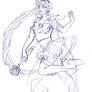 Sailor New Moon Sketch for Sketching-Panda-Ren