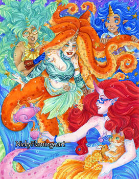 Undersea Unicorn Gathering