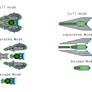 Pixel Art Starships