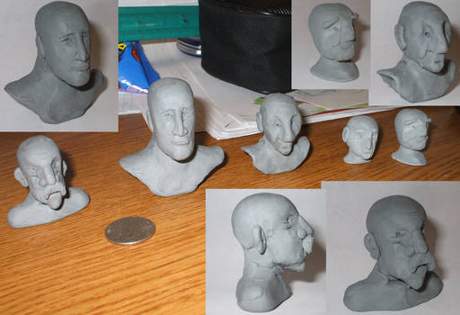 Clay Busts