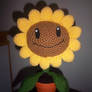 PvZ Crochet Sunflower (front view)