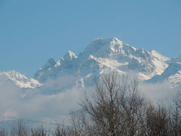 Snowy mountain