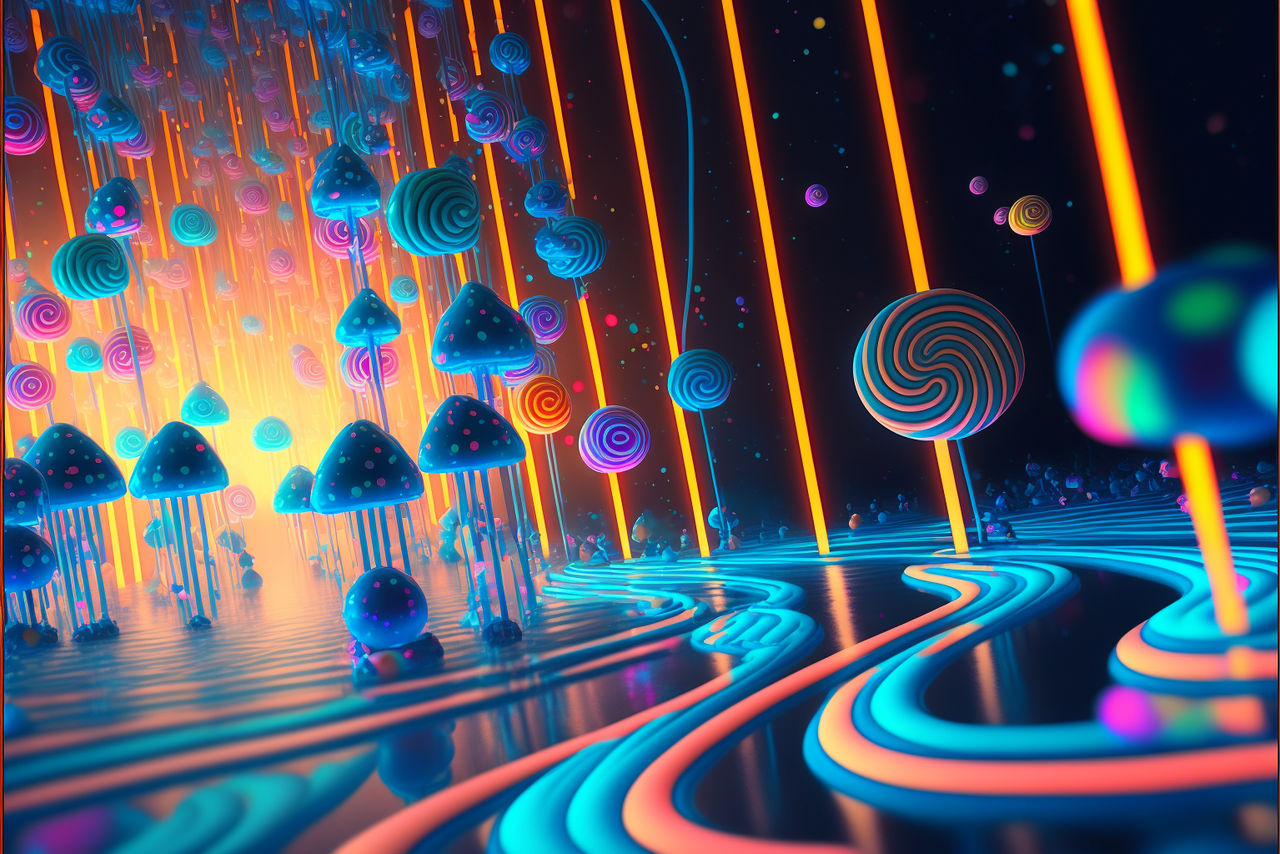 Holographic tron candyland by silentragex on DeviantArt