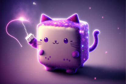 purple nyan cat wallpaper