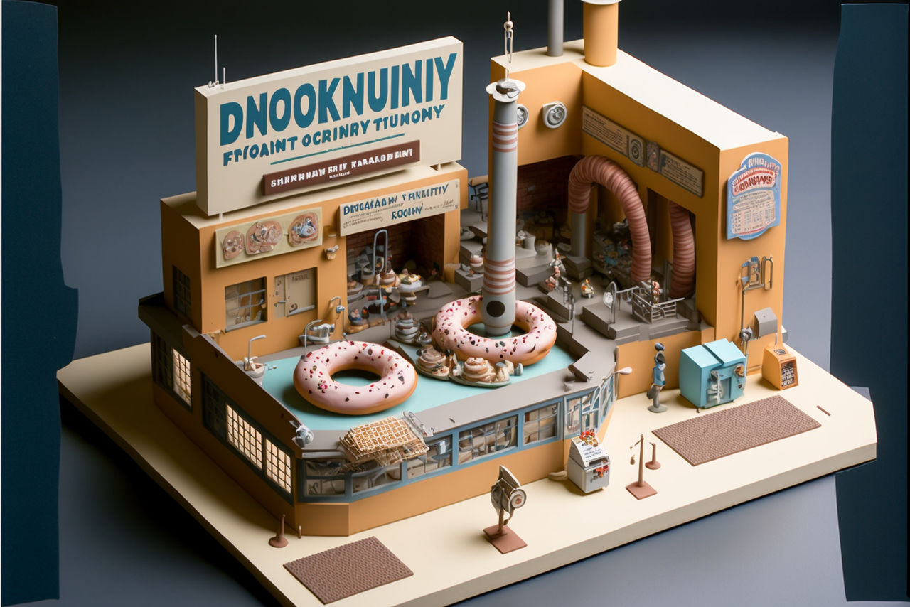 Donut factory diorama by silentragex on DeviantArt