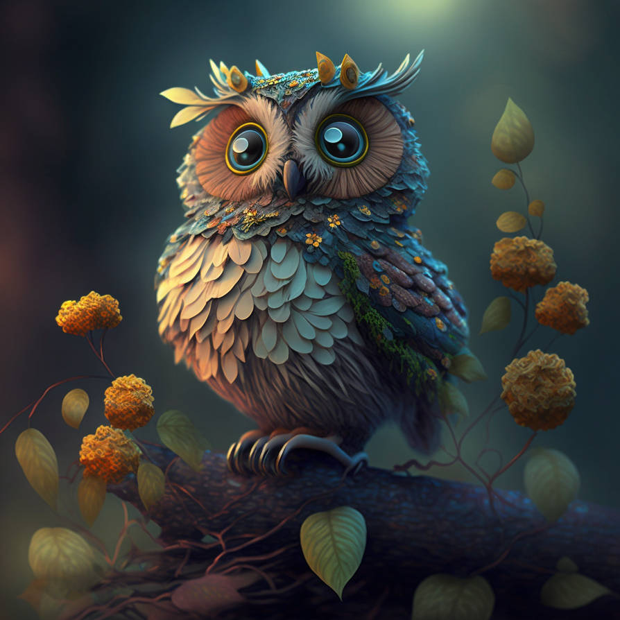 Cute Rowl Cute owl by silentragex on DeviantArt
