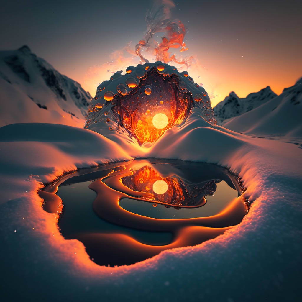 Molten snow by silentragex on DeviantArt