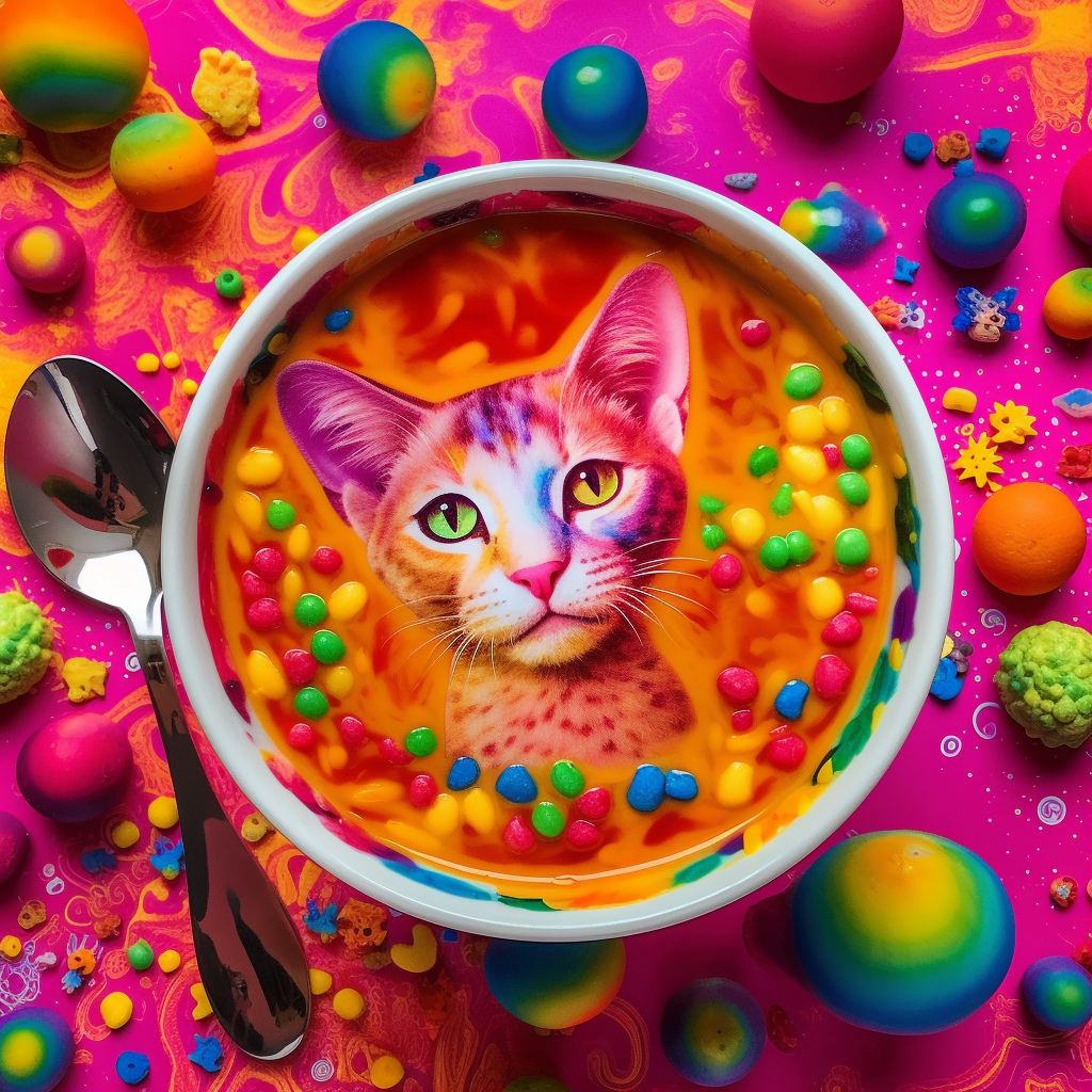 Lisa Frank soup by silentragex on DeviantArt
