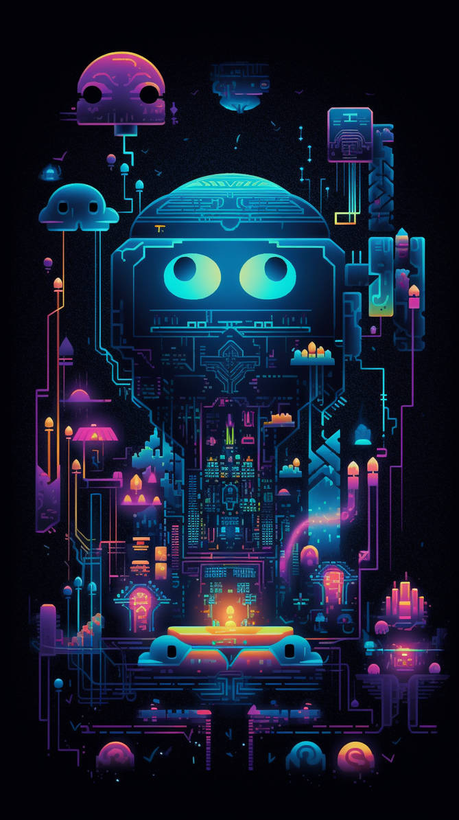 Retro-arcade abstract by silentragex on DeviantArt