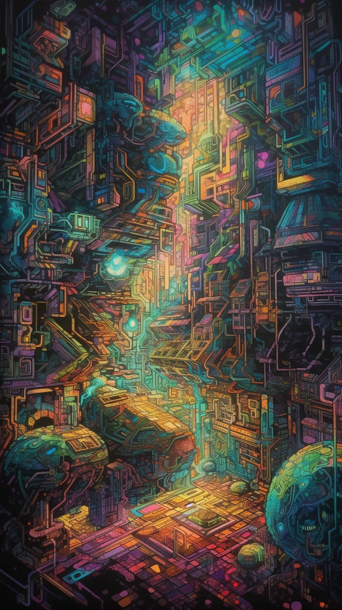 Retro-arcade abstract by silentragex on DeviantArt