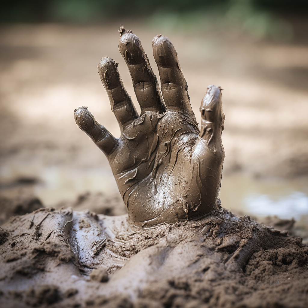 Hand reaching out of mud by silentragex on DeviantArt