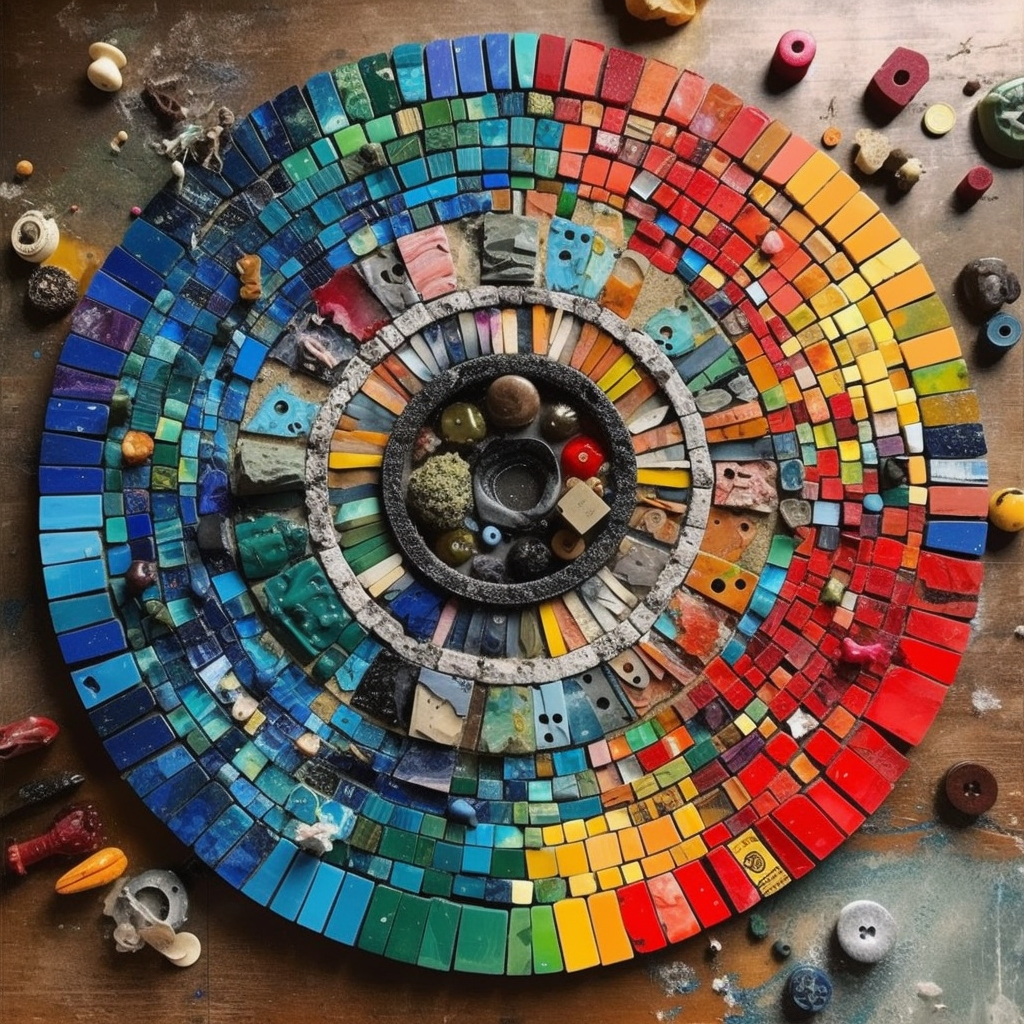 Mosaic color wheel by silentragex on DeviantArt