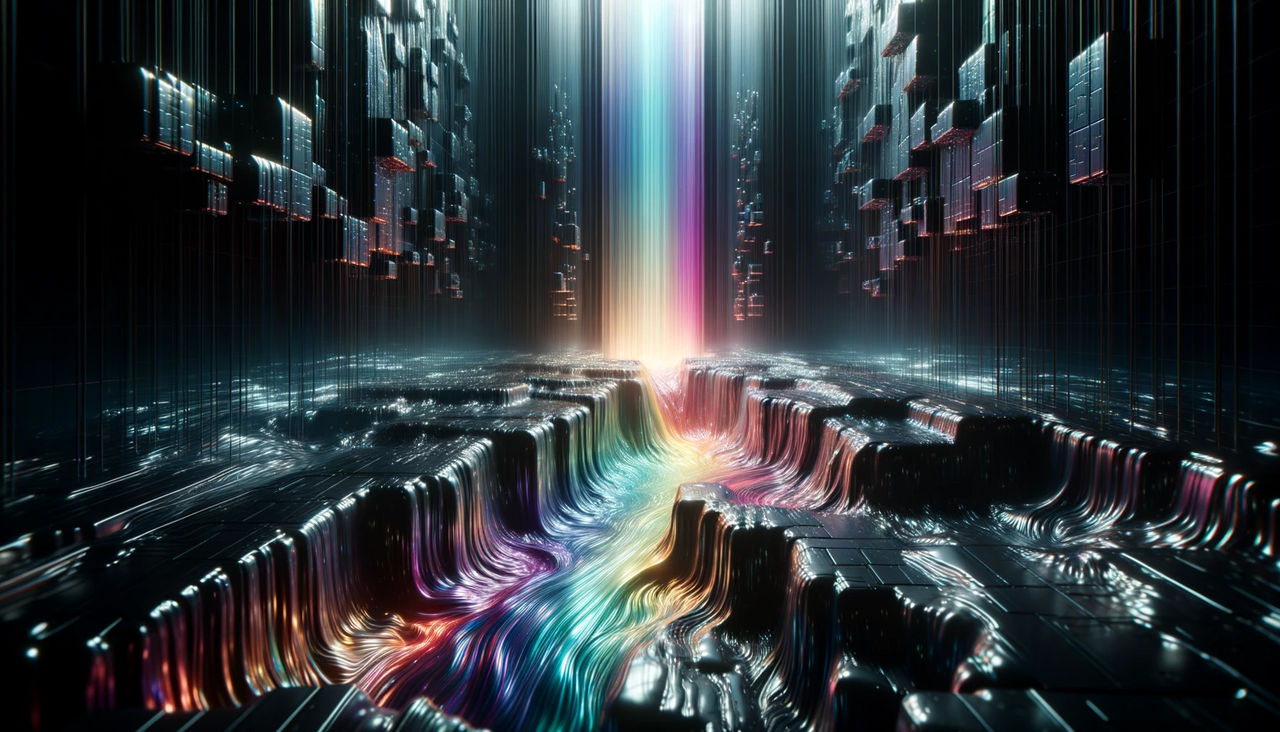 Cyber Canyon by silentragex on DeviantArt