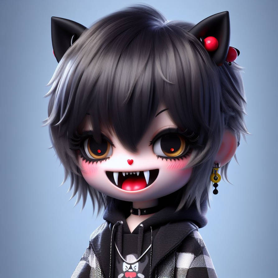 Kawaii vampire clown by silentragex on DeviantArt
