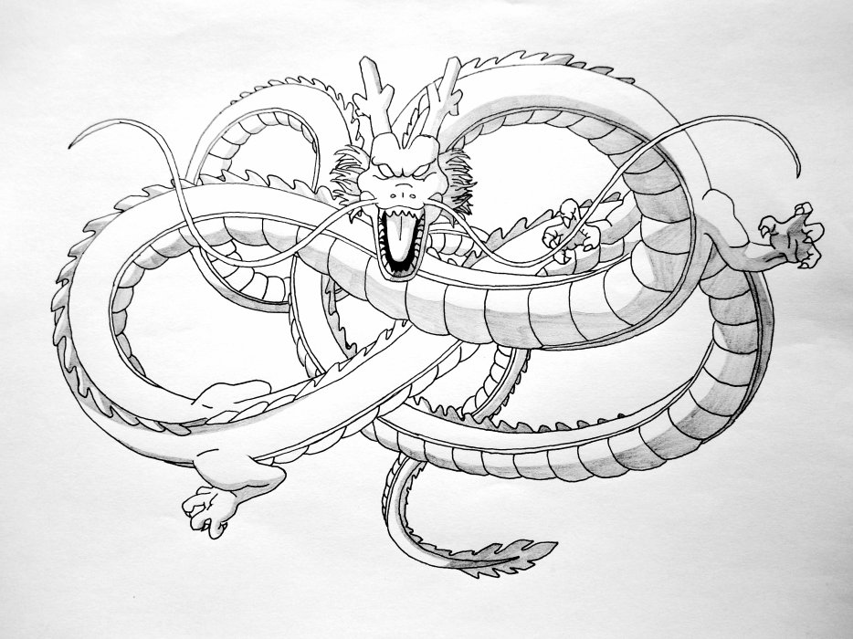 Shenron by dbzdrawing on DeviantArt