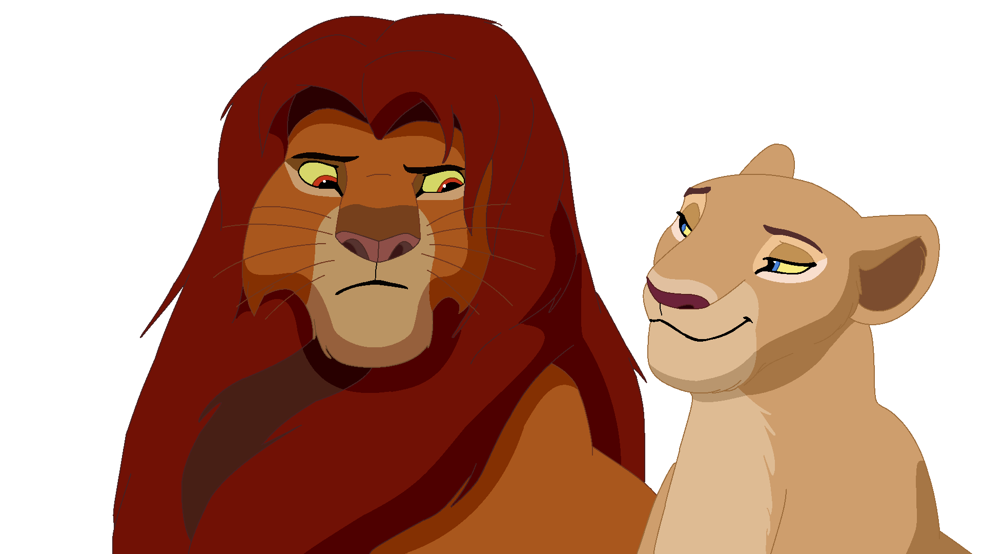 picture Lion King Base Nala simba and nala tlk2 base by maishabases