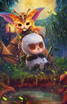 Teemo+Gnar by FalseDelusion