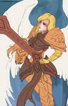 Kayle Flat Colour by FalseDelusion