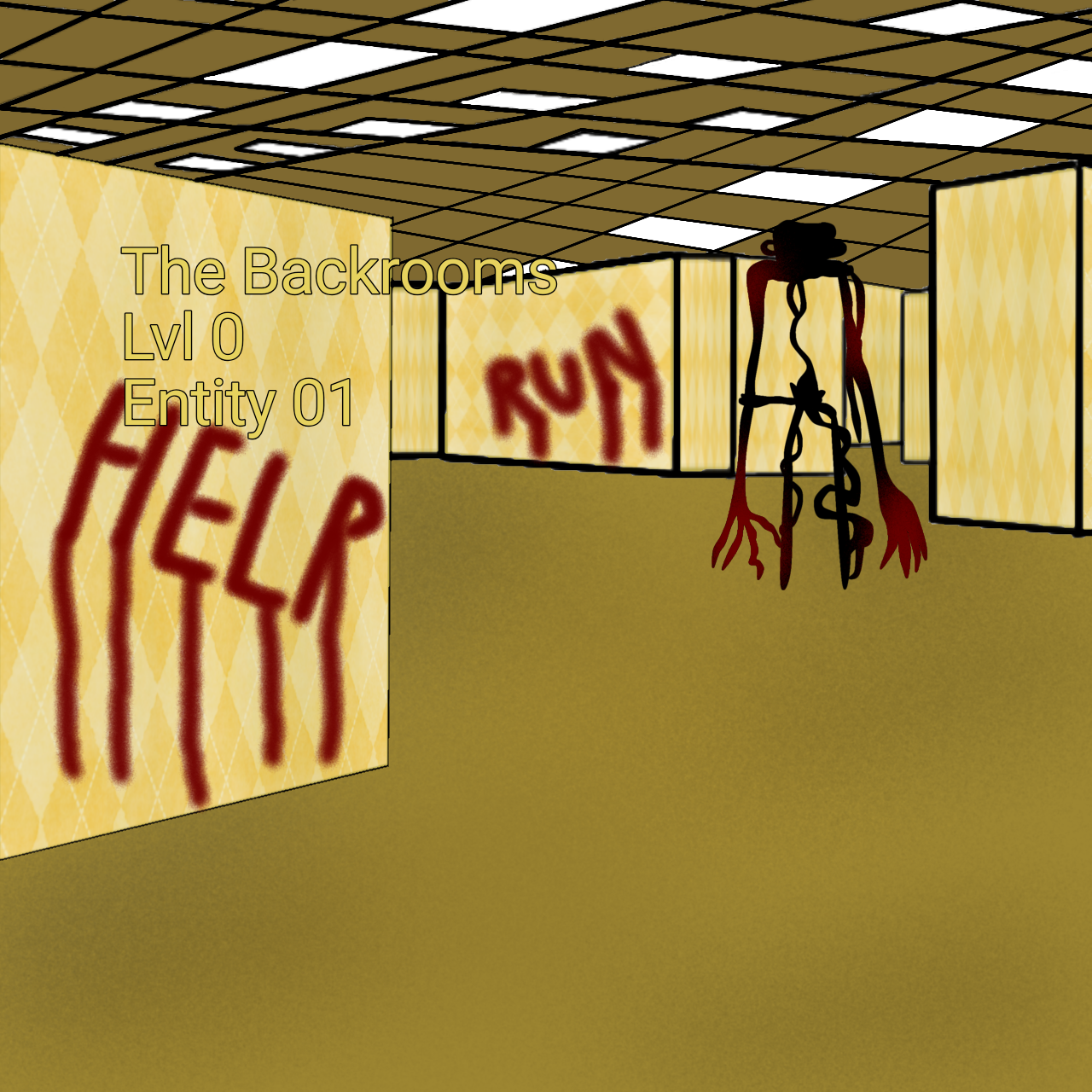 the backrooms level 1 by GroundDwellerr on DeviantArt