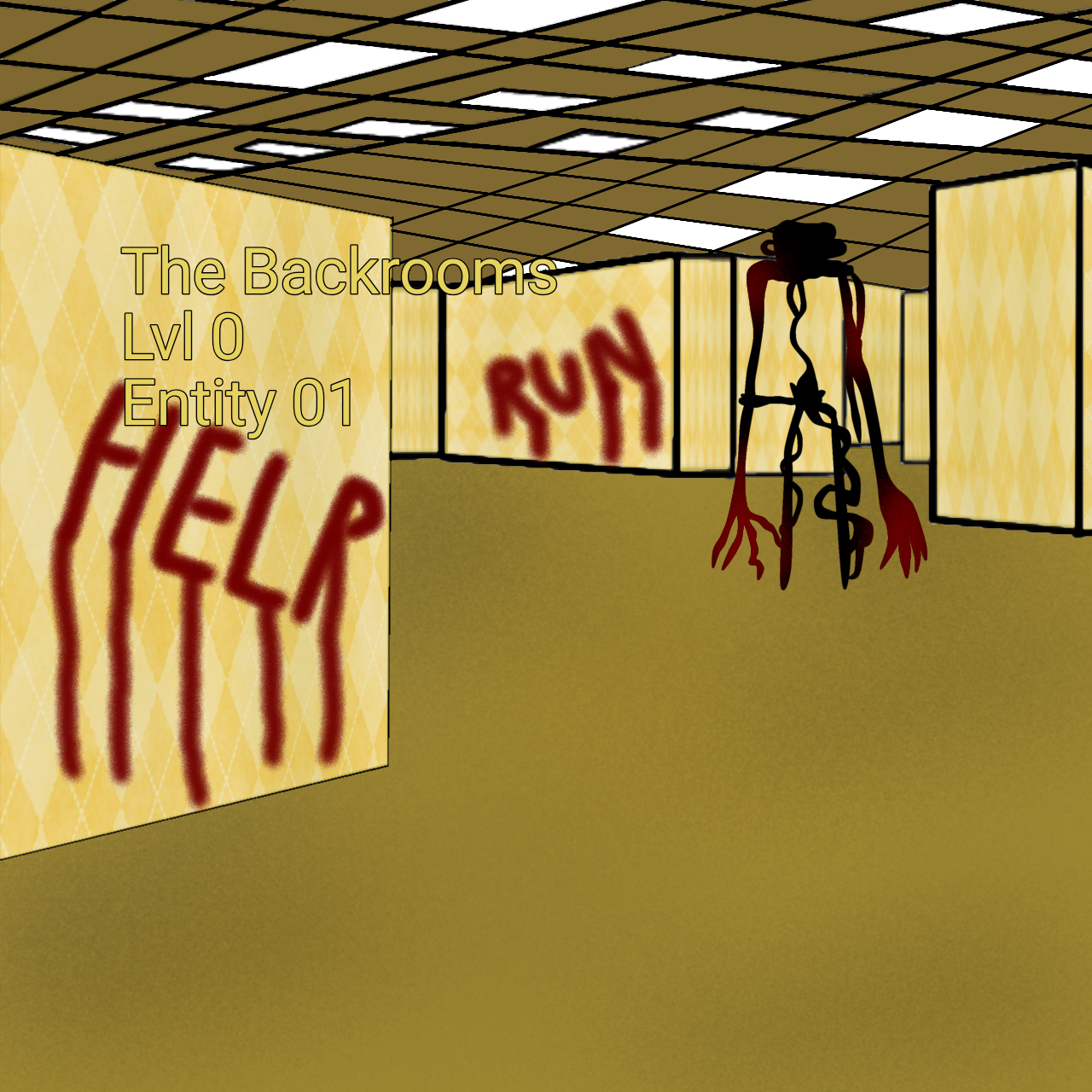 Backrooms level 0 by User1233567 on DeviantArt