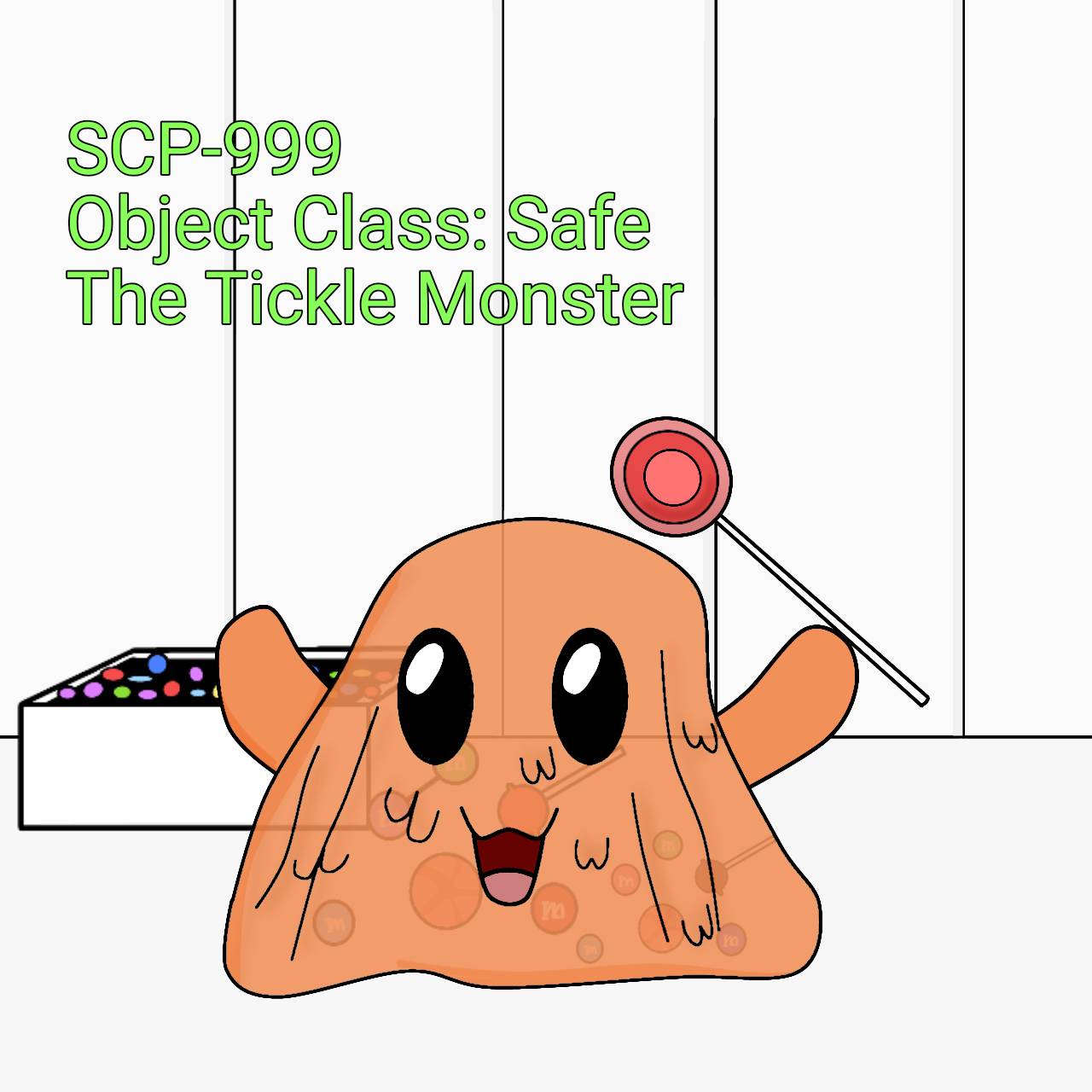 SCP 173 Secure Contain Protect Monster Cute Peanut