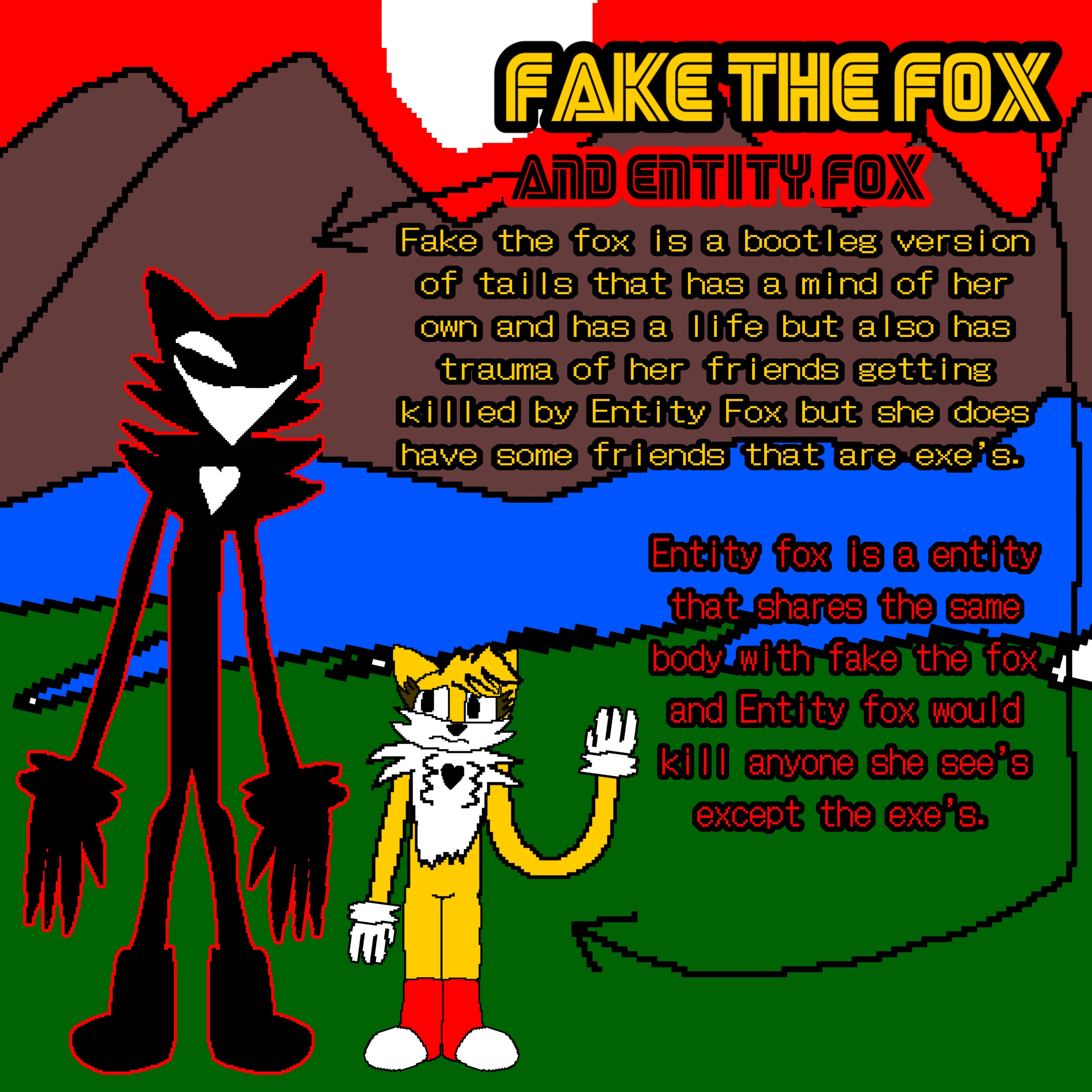 Fox Entity Arg Fake The Fox And Entity Fox Official Redesigns by jessee11 on DeviantArt