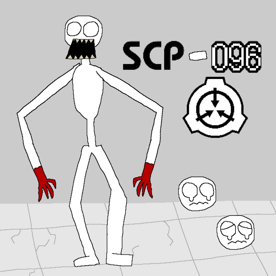 Scp-096 in my art style by jessee11 on DeviantArt