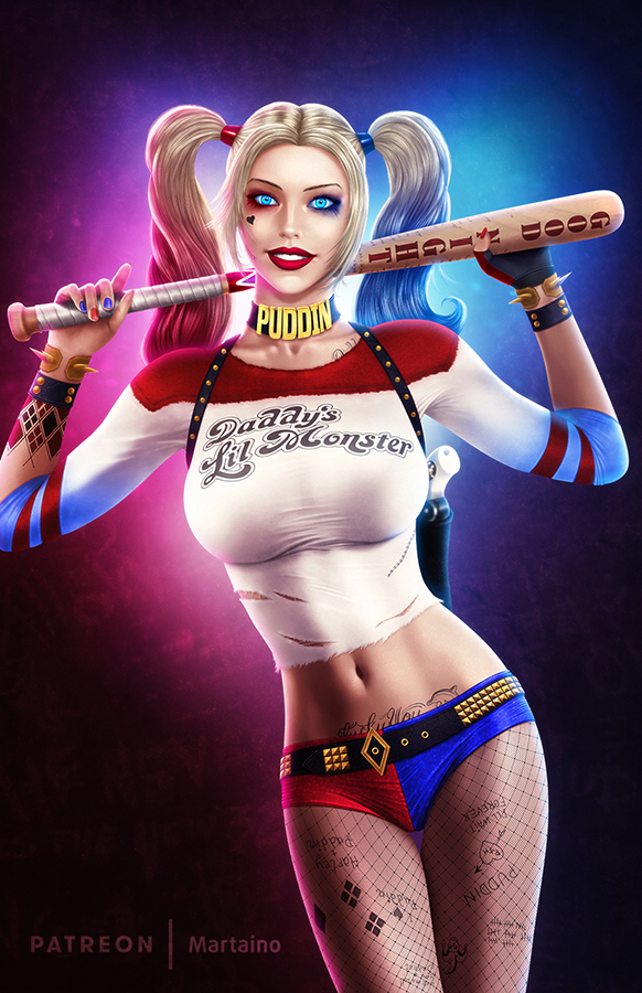 Martiano: Harley Quinn. like this. 