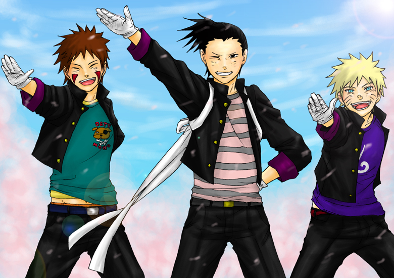 shikamaru and the boys hotty