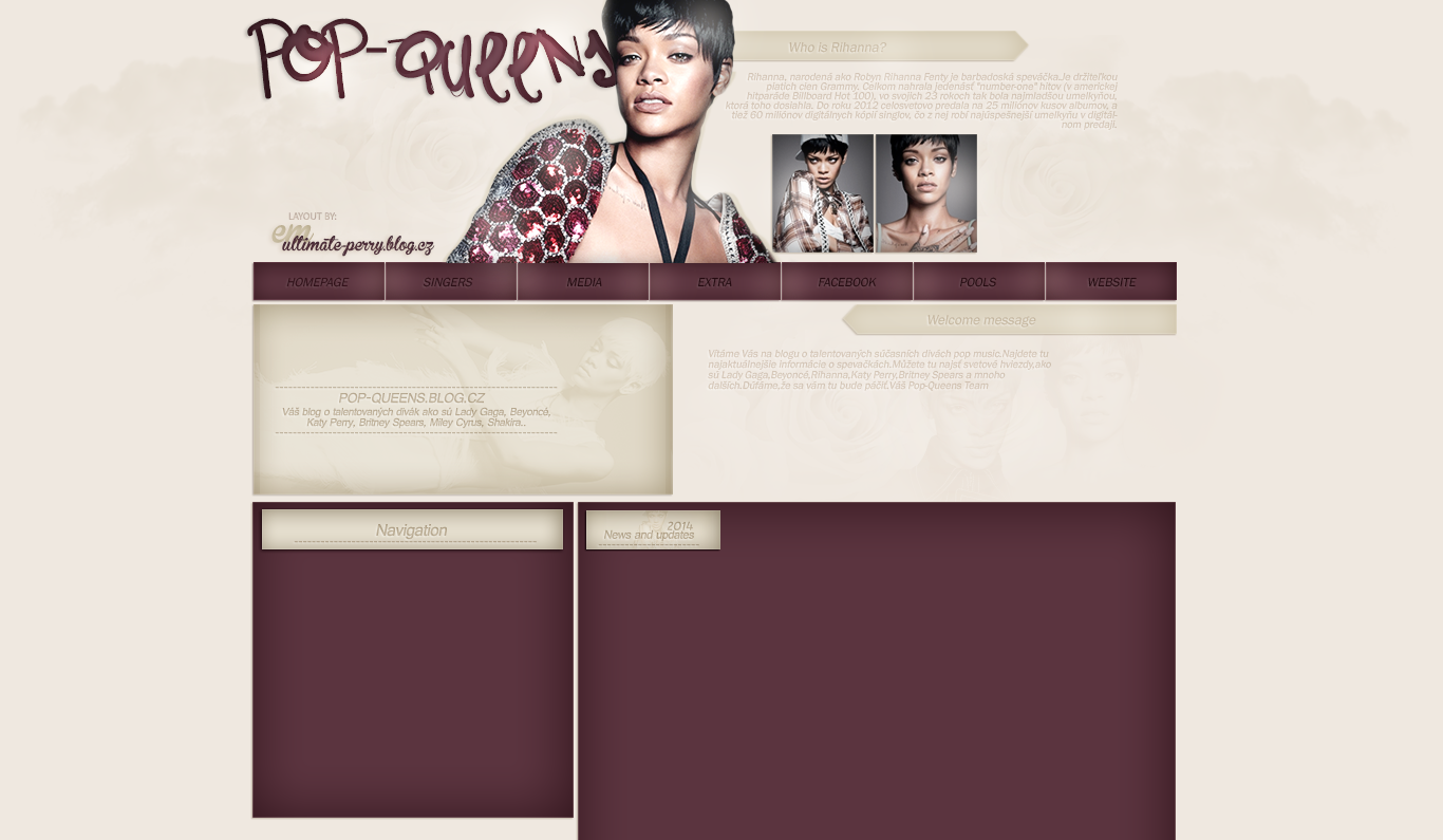 Rihanna Order Layout