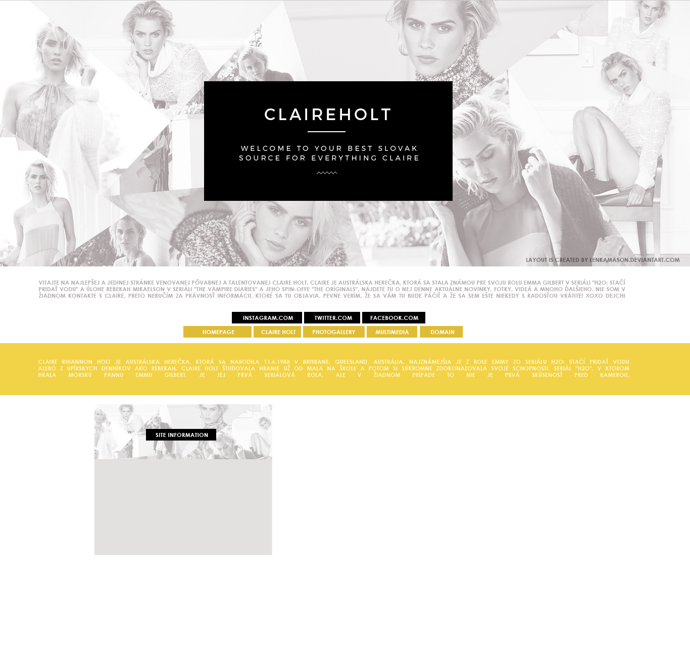 CLAIREHOLT |Ordered Layout