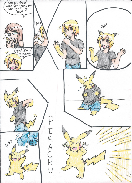 Pikachu Transformation request by RaiinbowRaven on DeviantArt