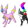 NeonUmbreon and RainbowRaven~