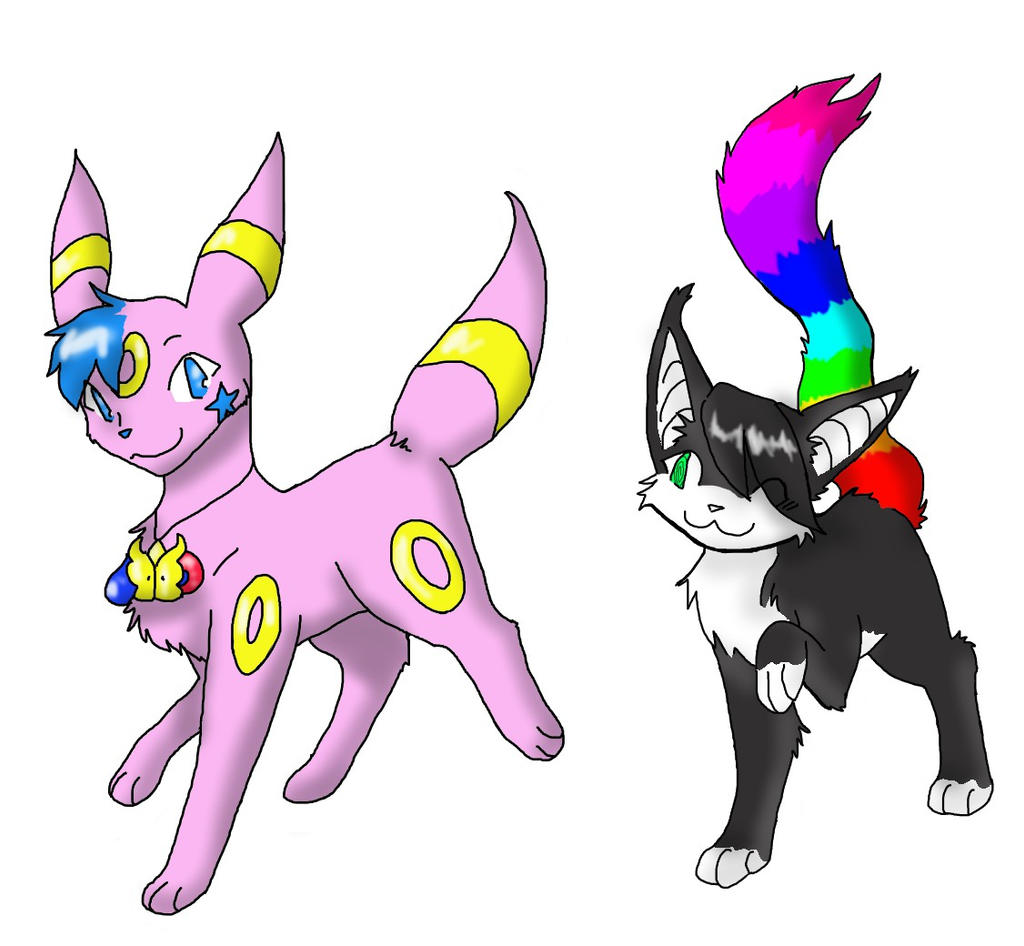 NeonUmbreon And RainbowRaven By RaiinbowRaven On DeviantArt neonumbreon-and-rainbowraven-by-raiinbowraven-on-deviantart