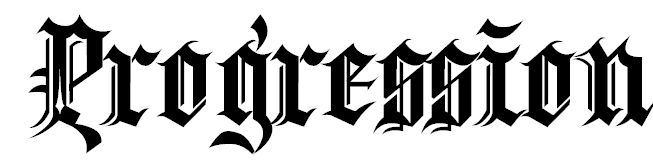 Progression tattoo font style by symbolofsoul on DeviantArt