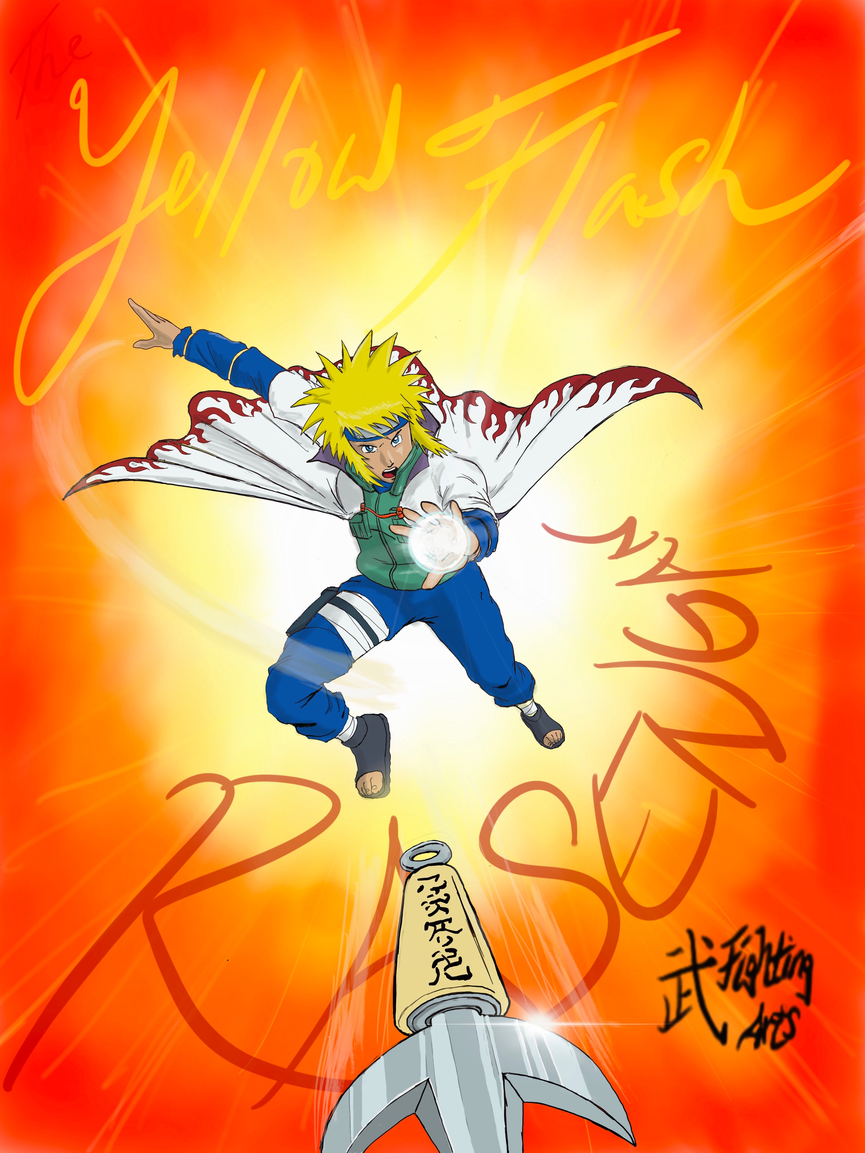 Desenho de Minato Namikaze by yhandrawings on DeviantArt